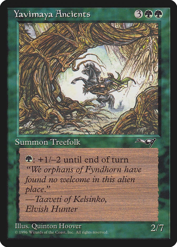 Yavimaya Ancients (Horse Art) [Alliances] Magic: The Gathering
