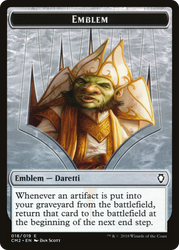 Treasure // Daretti Emblem Double-Sided Token [Secret Lair Drop Series] Magic: The Gathering