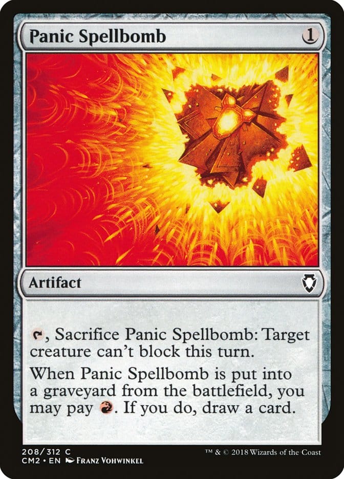 Panic Spellbomb [Commander Anthology Volume II] Magic: The Gathering