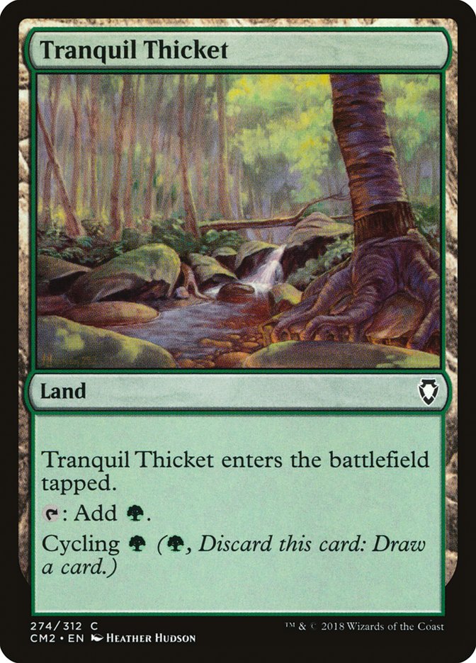 Tranquil Thicket [Commander Anthology Volume II] Magic: The Gathering