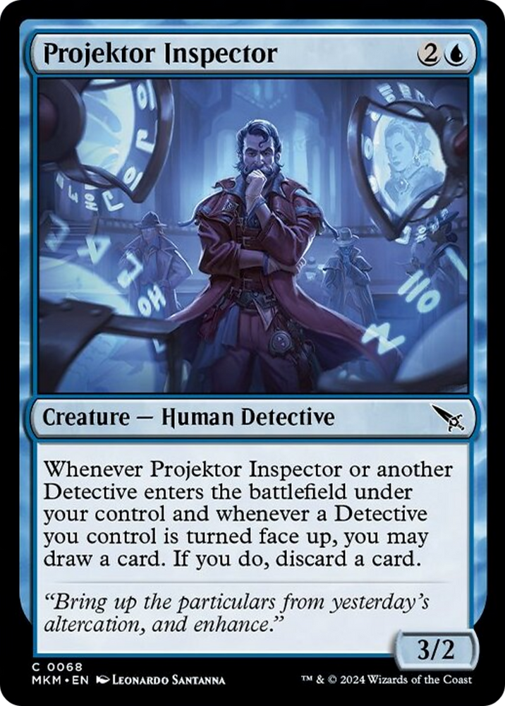 Projektor Inspector [Murders at Karlov Manor] Magic: The Gathering