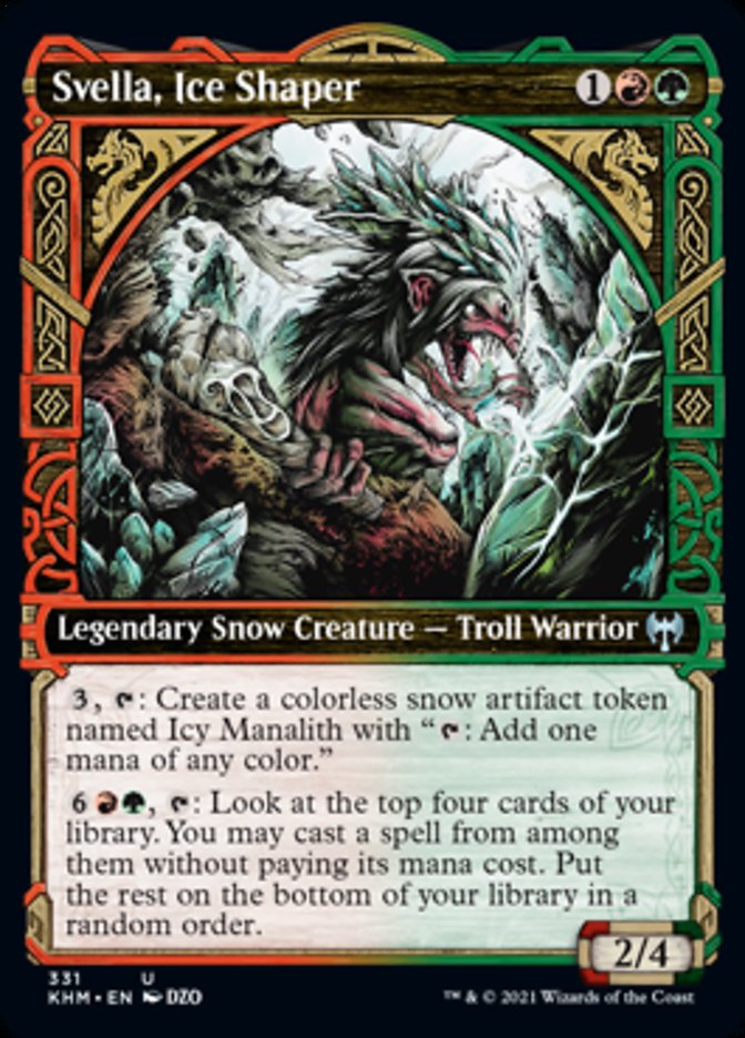 Svella, Ice Shaper (Showcase) [Kaldheim] Magic: The Gathering