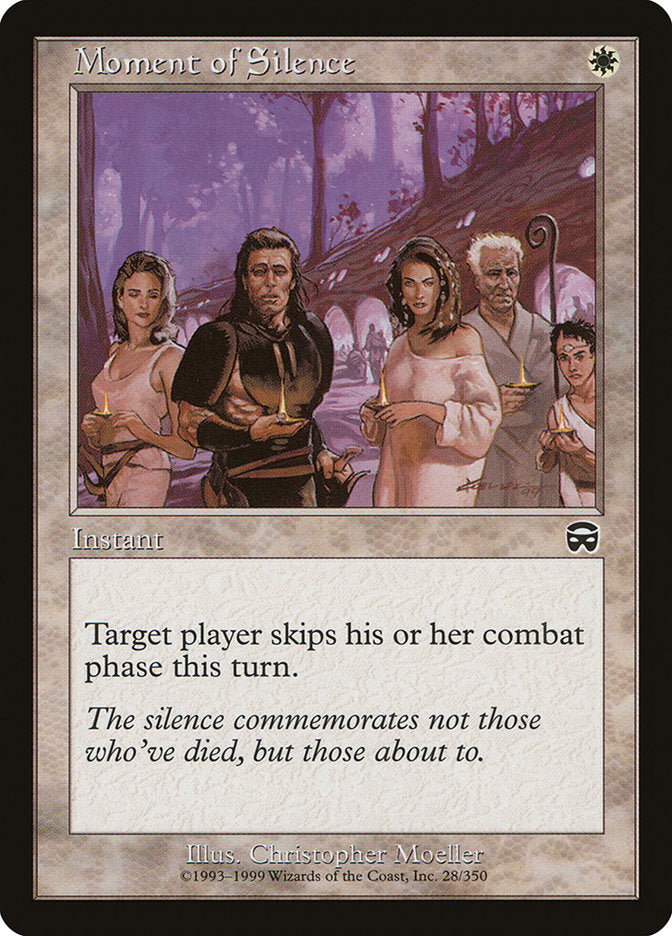 Moment of Silence [Mercadian Masques] Magic: The Gathering