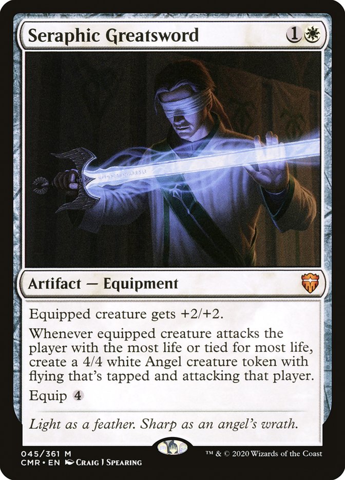 Seraphic Greatsword [Commander Legends] Magic: The Gathering