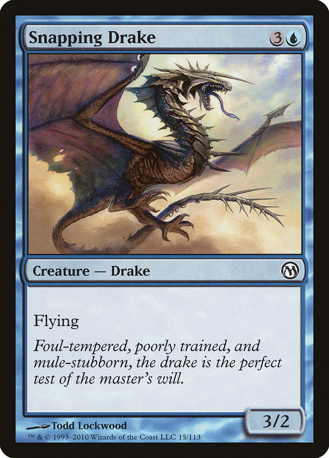 Snapping Drake [Duels of the Planeswalkers] Magic: The Gathering