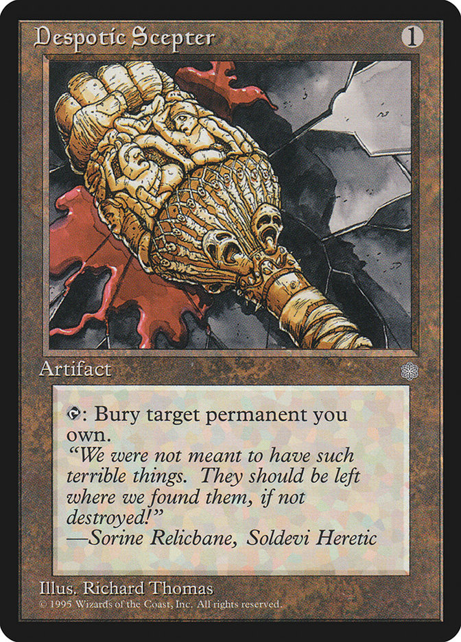 Despotic Scepter [Ice Age] Magic: The Gathering