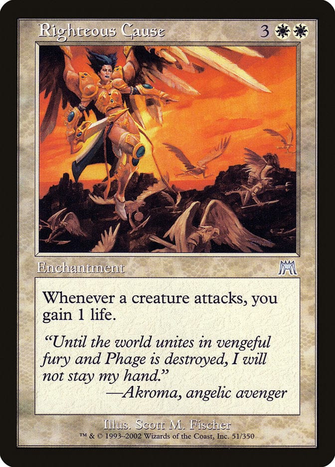 Righteous Cause [Onslaught] Magic: The Gathering