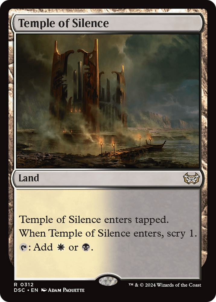 Temple of Silence [Duskmourn: House of Horror Commander] Magic: The Gathering