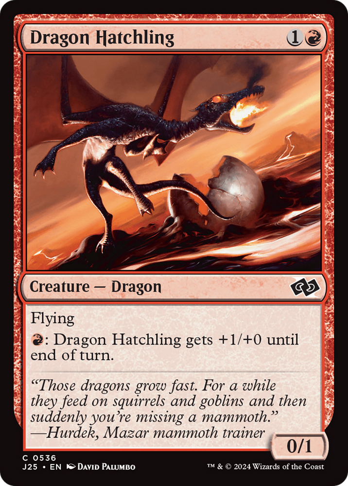 Dragon Hatchling [Foundations Jumpstart] Magic: The Gathering