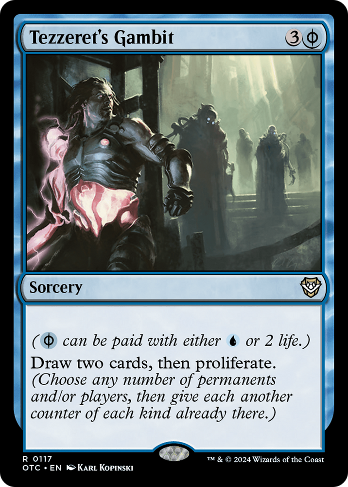 Tezzeret's Gambit [Outlaws of Thunder Junction Commander] Magic: The Gathering