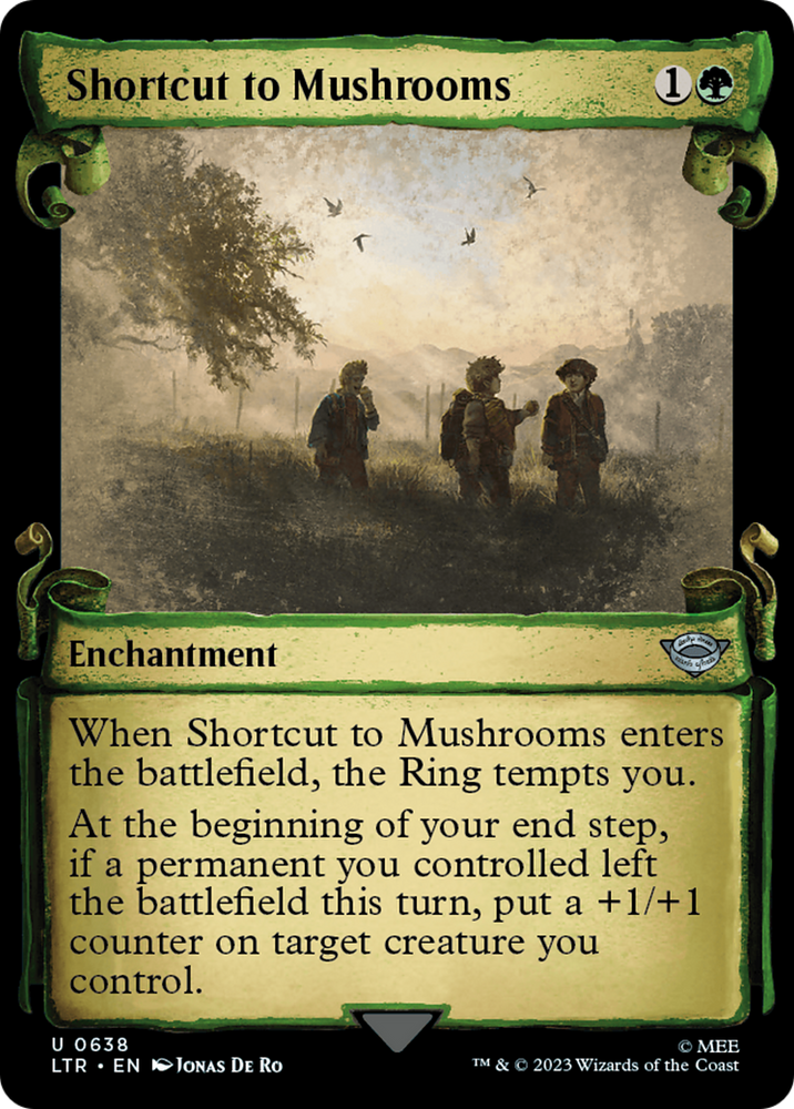 Shortcut to Mushrooms [The Lord of the Rings: Tales of Middle-Earth Showcase Scrolls] Magic: The Gathering