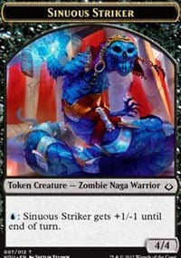 Sinuous Striker // Cat Double-Sided Token [Hour of Devastation Tokens] Magic: The Gathering