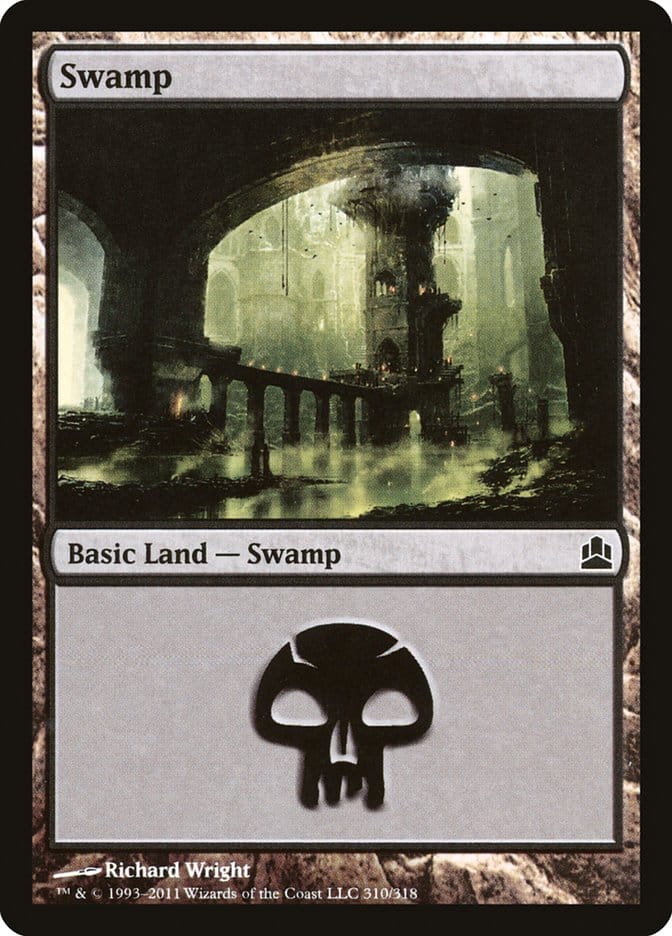 Swamp (310) [Commander 2011] Magic: The Gathering