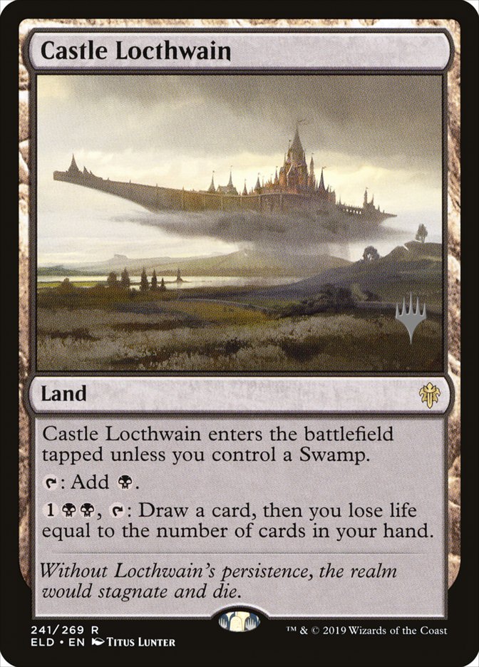 Castle Locthwain (Promo Pack) [Throne of Eldraine Promos] Magic: The Gathering