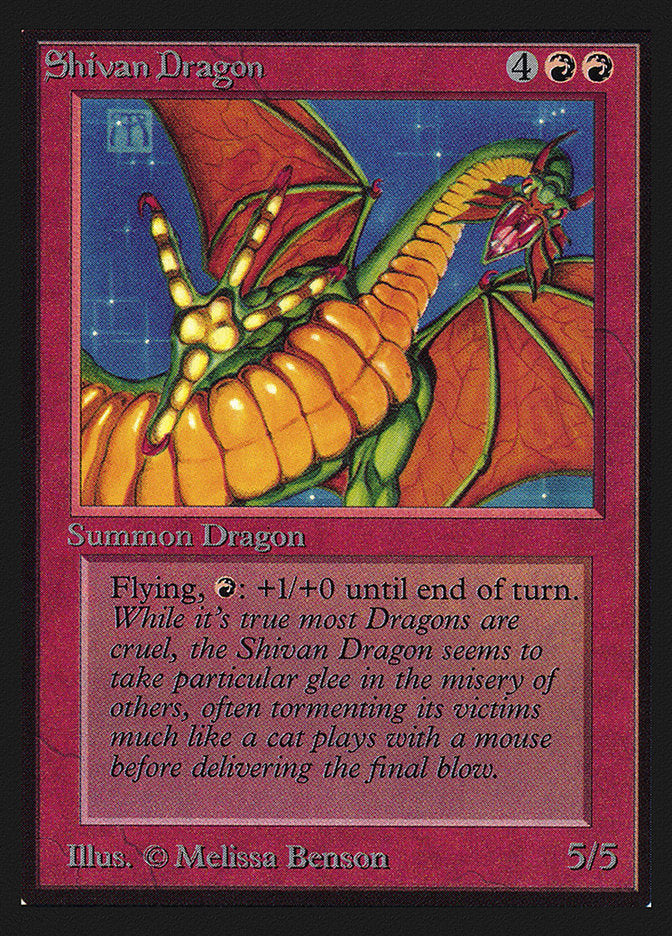 Shivan Dragon [Collectors' Edition] Magic: The Gathering
