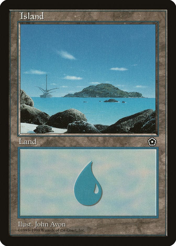 Island (156) [Portal Second Age] Magic: The Gathering