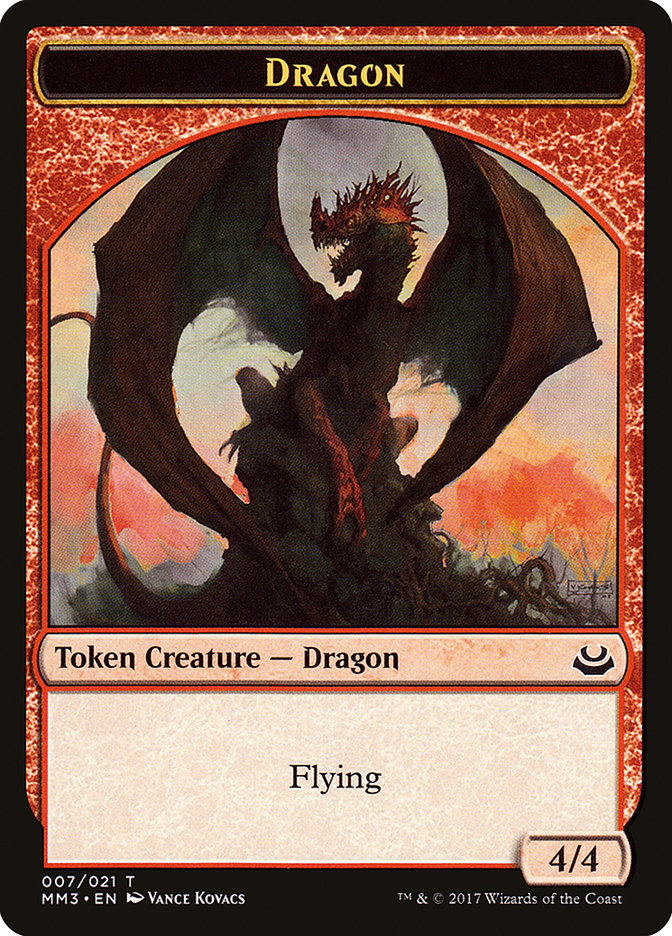 Dragon Token [Modern Masters 2017 Tokens] Magic: The Gathering
