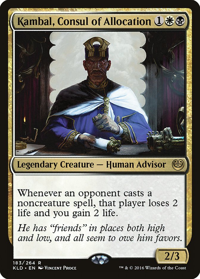 Kambal, Consul of Allocation [Kaladesh] Magic: The Gathering