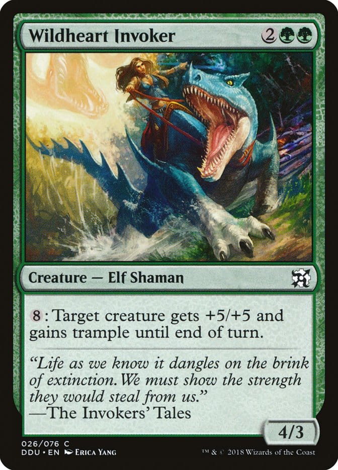 Wildheart Invoker [Duel Decks: Elves vs. Inventors] Magic: The Gathering
