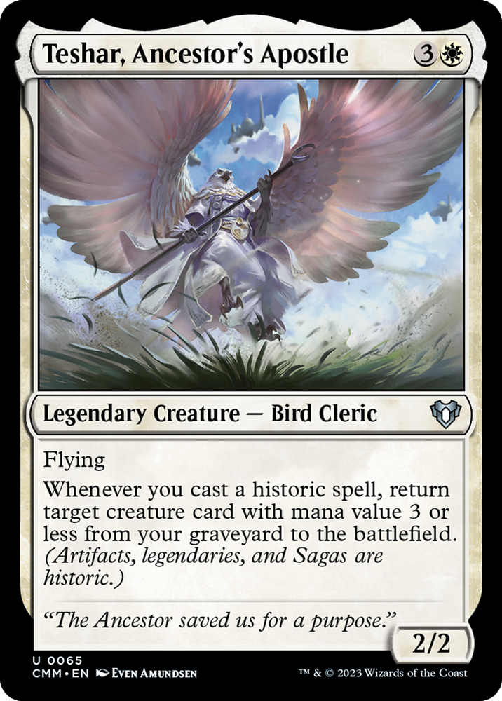 Teshar, Ancestor's Apostle [Commander Masters] Magic: The Gathering