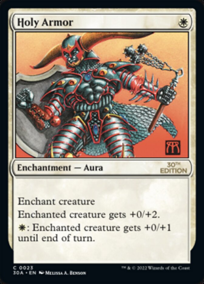 Holy Armor [30th Anniversary Edition] Magic: The Gathering