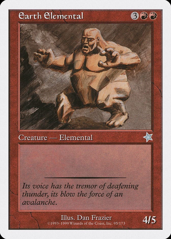 Earth Elemental [Starter 1999] Magic: The Gathering