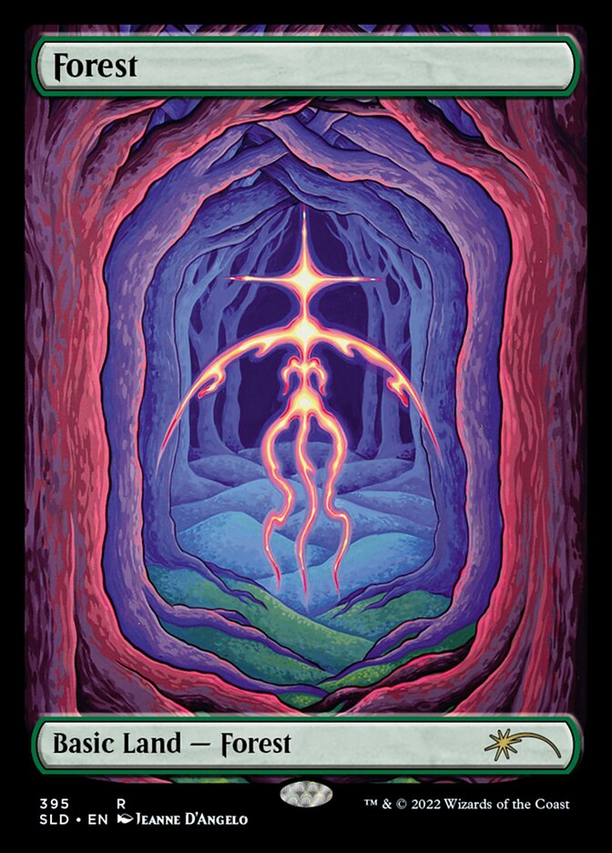 Forest (395) [Secret Lair Drop Series] Magic: The Gathering