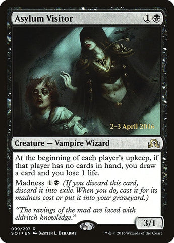Asylum Visitor [Shadows over Innistrad Prerelease Promos] Magic: The Gathering