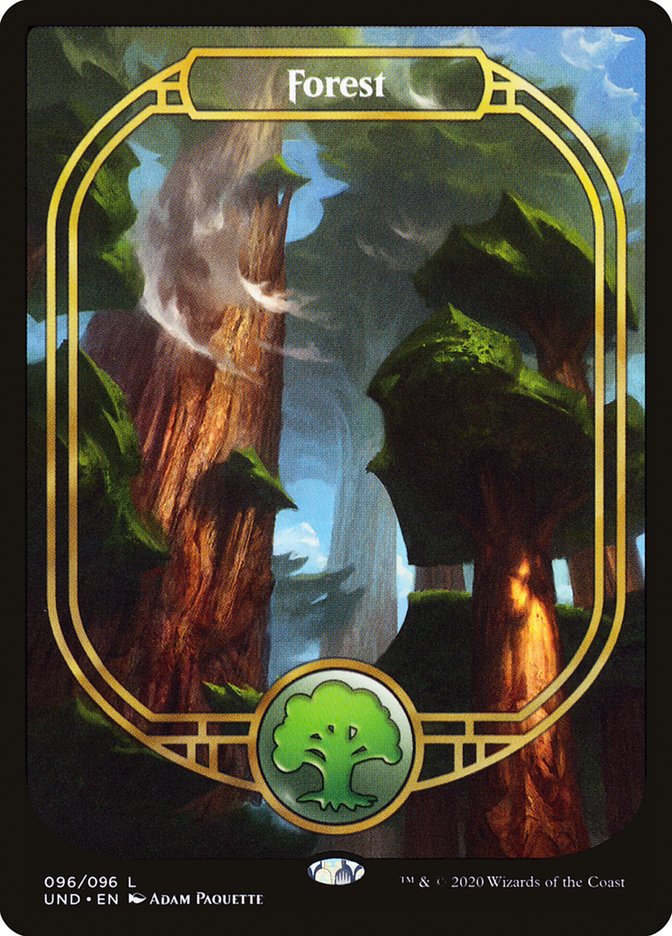 Forest (96) [Unsanctioned] Magic: The Gathering