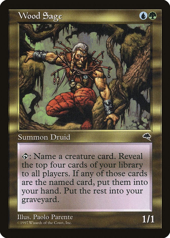 Wood Sage [Tempest] Magic: The Gathering