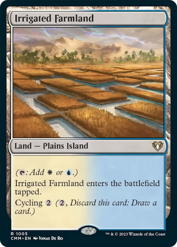 Irrigated Farmland [Commander Masters] Magic: The Gathering