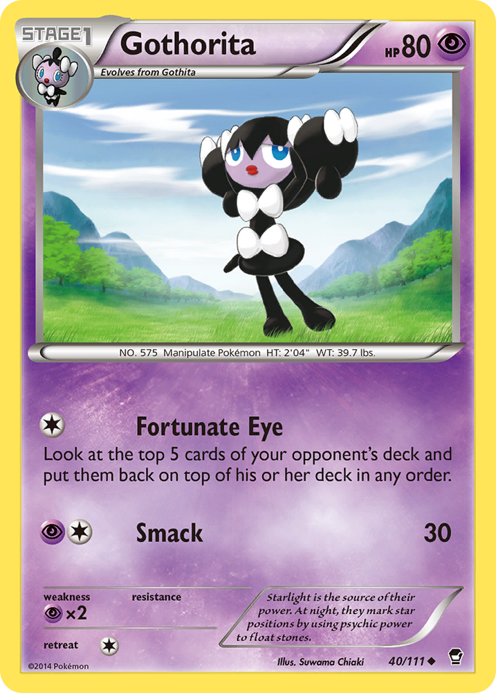 Gothorita (40/111) [XY: Furious Fists] Pokémon