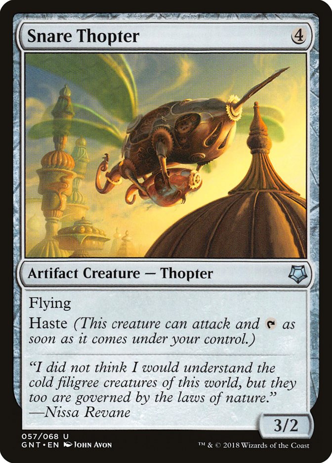 Snare Thopter [Game Night 2018] Magic: The Gathering