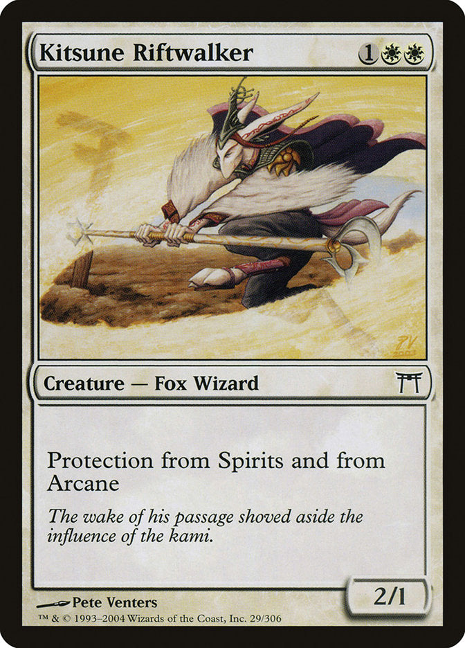 Kitsune Riftwalker [Champions of Kamigawa] Magic: The Gathering