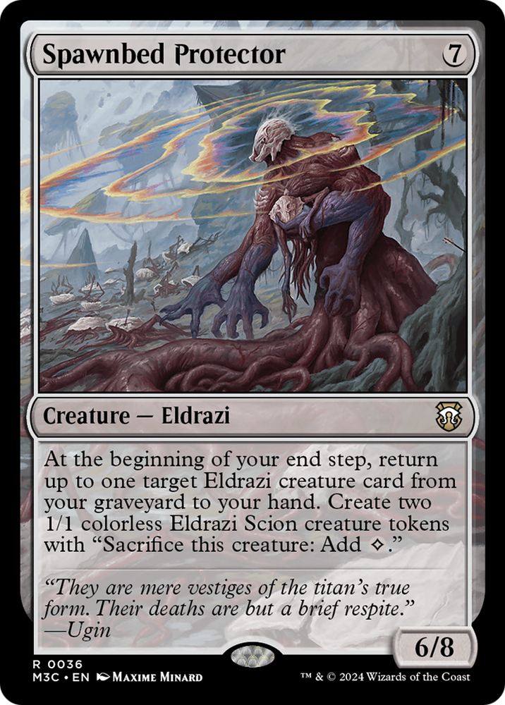 Spawnbed Protector (Ripple Foil) [Modern Horizons 3 Commander] Magic: The Gathering