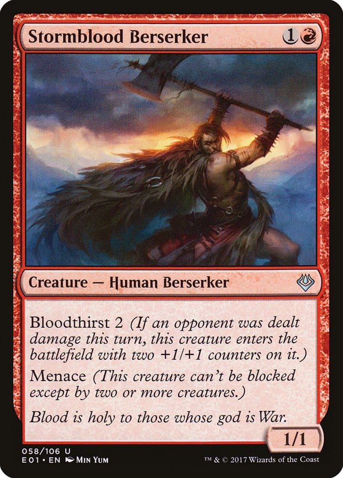 Stormblood Berserker [Archenemy: Nicol Bolas] Magic: The Gathering