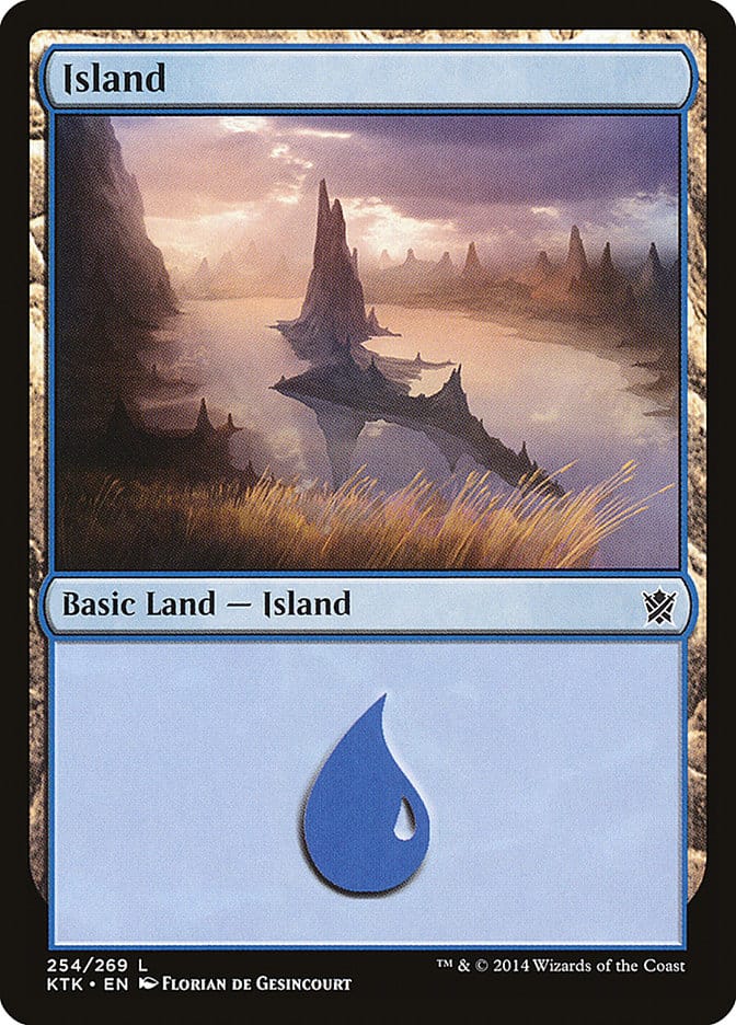 Island (254) [Khans of Tarkir] Magic: The Gathering