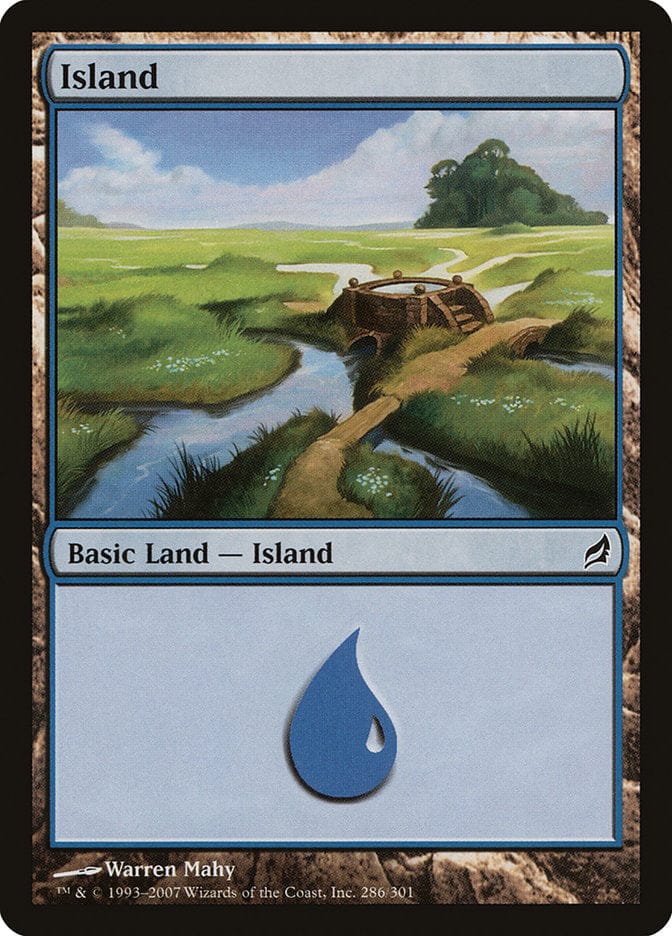 Island (286) [Lorwyn] Magic: The Gathering
