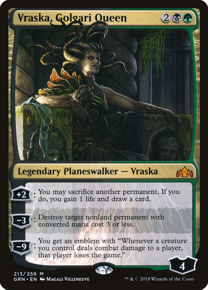 Vraska, Golgari Queen [Guilds of Ravnica] Magic: The Gathering