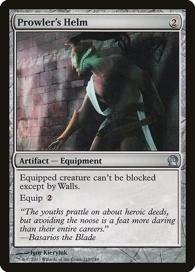 Prowler's Helm [Theros] Magic: The Gathering