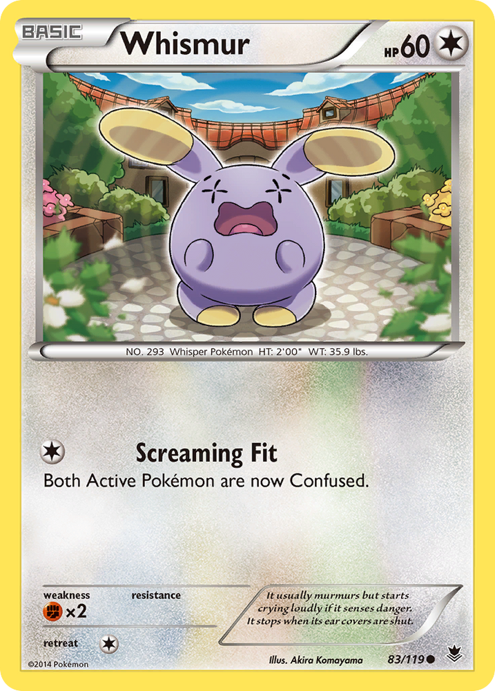 Whismur (83/119) [XY: Phantom Forces] Pokémon