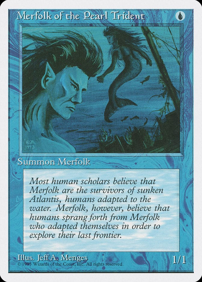 Merfolk of the Pearl Trident [Fourth Edition] Magic: The Gathering