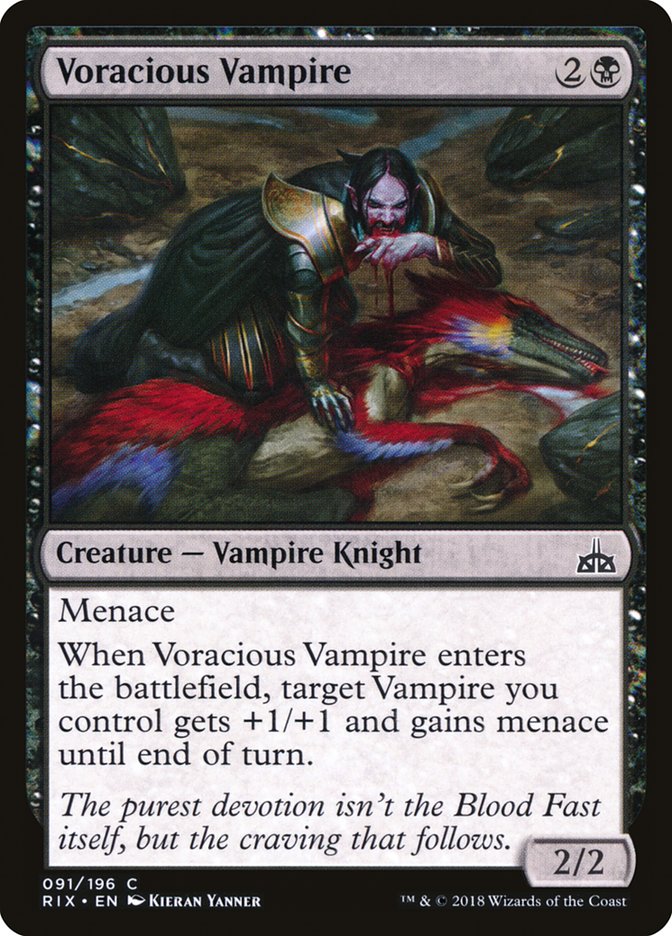 Voracious Vampire [Rivals of Ixalan] Magic: The Gathering