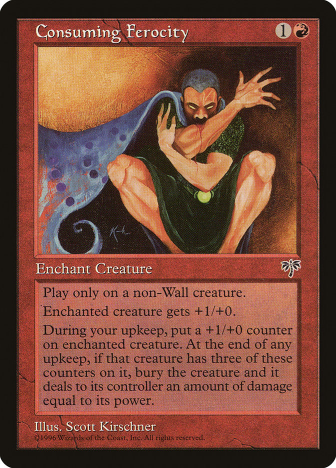 Consuming Ferocity [Mirage] Magic: The Gathering
