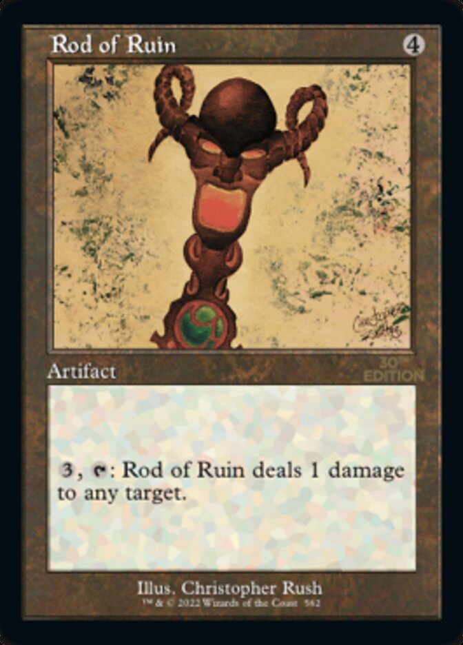 Rod of Ruin (Retro) [30th Anniversary Edition] Magic: The Gathering