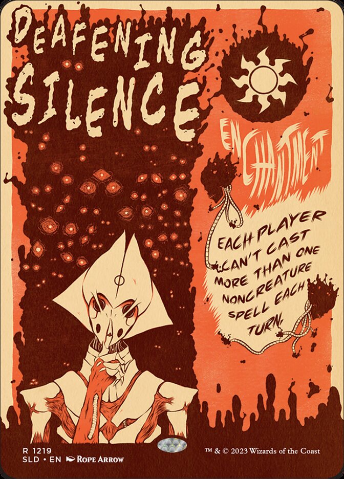 Deafening Silence [Secret Lair Drop Series] Magic: The Gathering