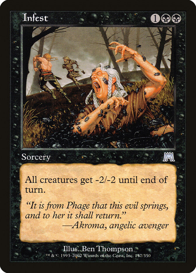 Infest [Onslaught] Magic: The Gathering