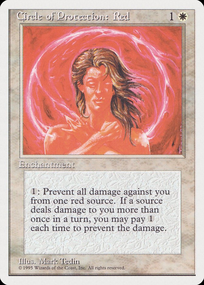 Circle of Protection: Red [Rivals Quick Start Set] Magic: The Gathering
