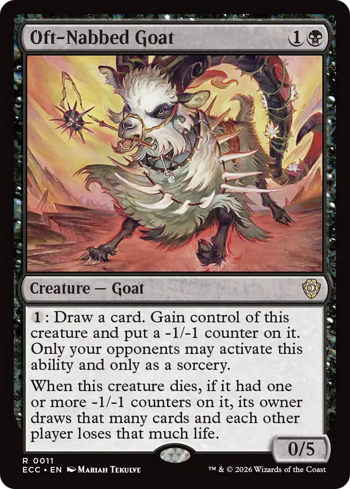 Oft-Nabbed Goat [Lorwyn Eclipsed Commander] Magic: The Gathering