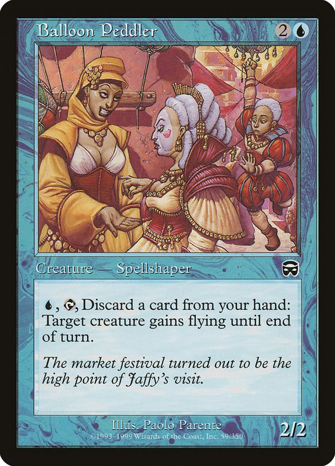 Balloon Peddler [Mercadian Masques] Magic: The Gathering